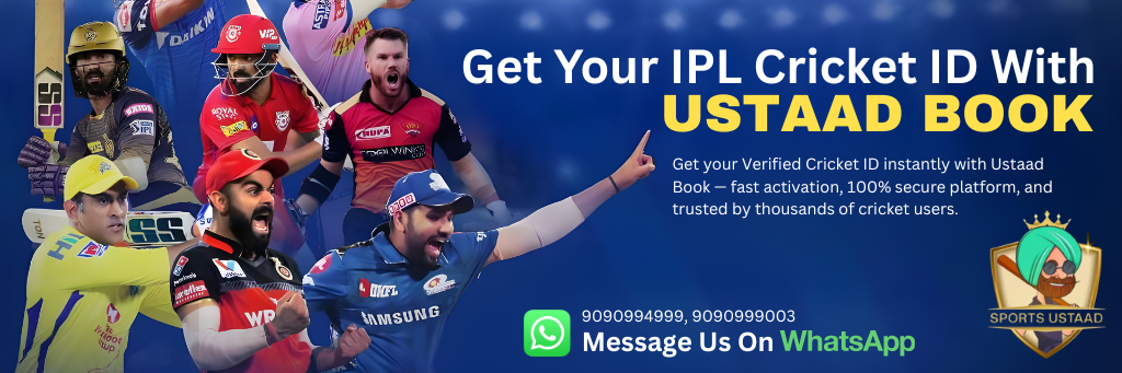 Instant online cricket ID provider banner for secure cricket betting in India