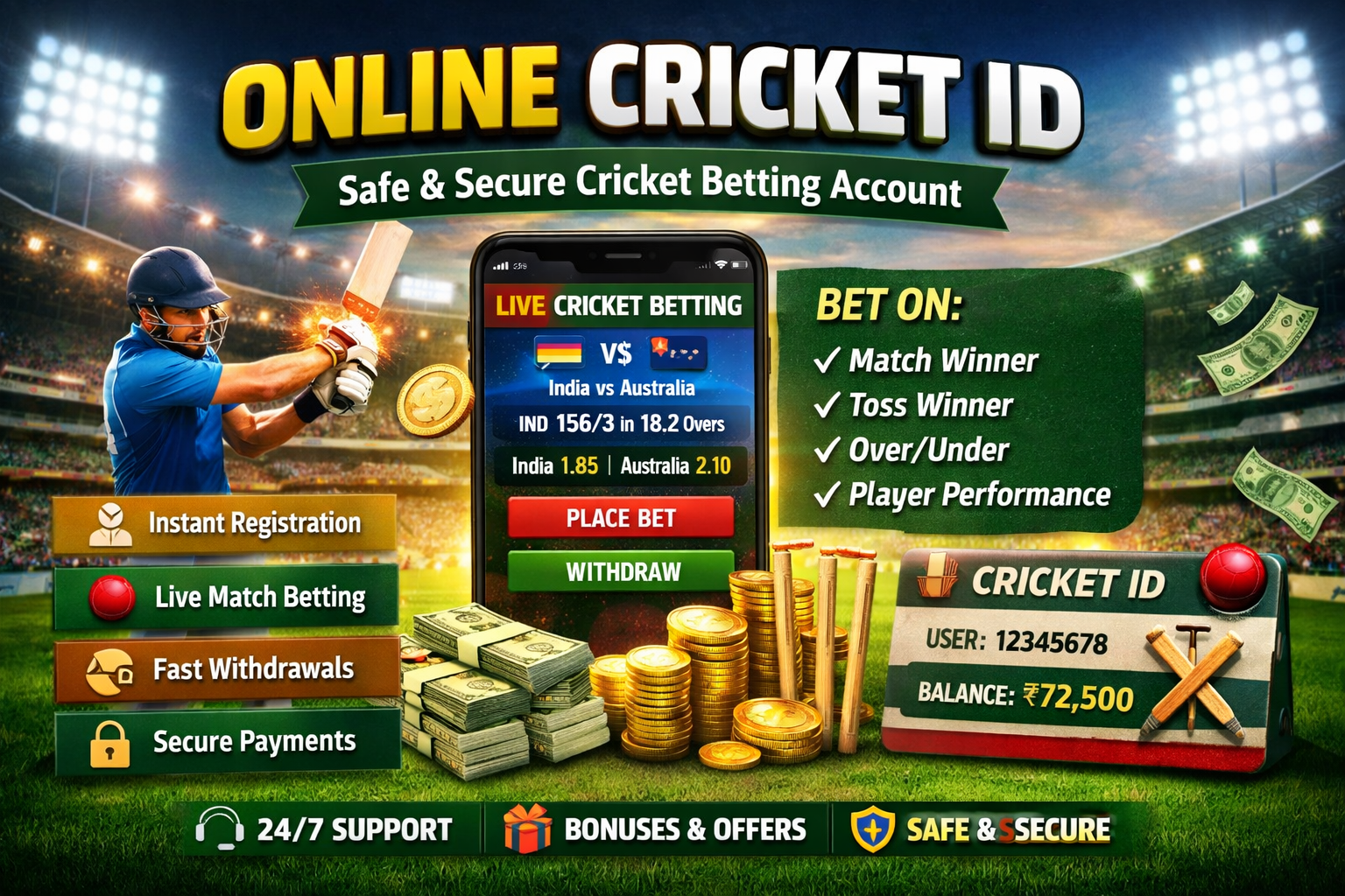 Online Cricket ID
