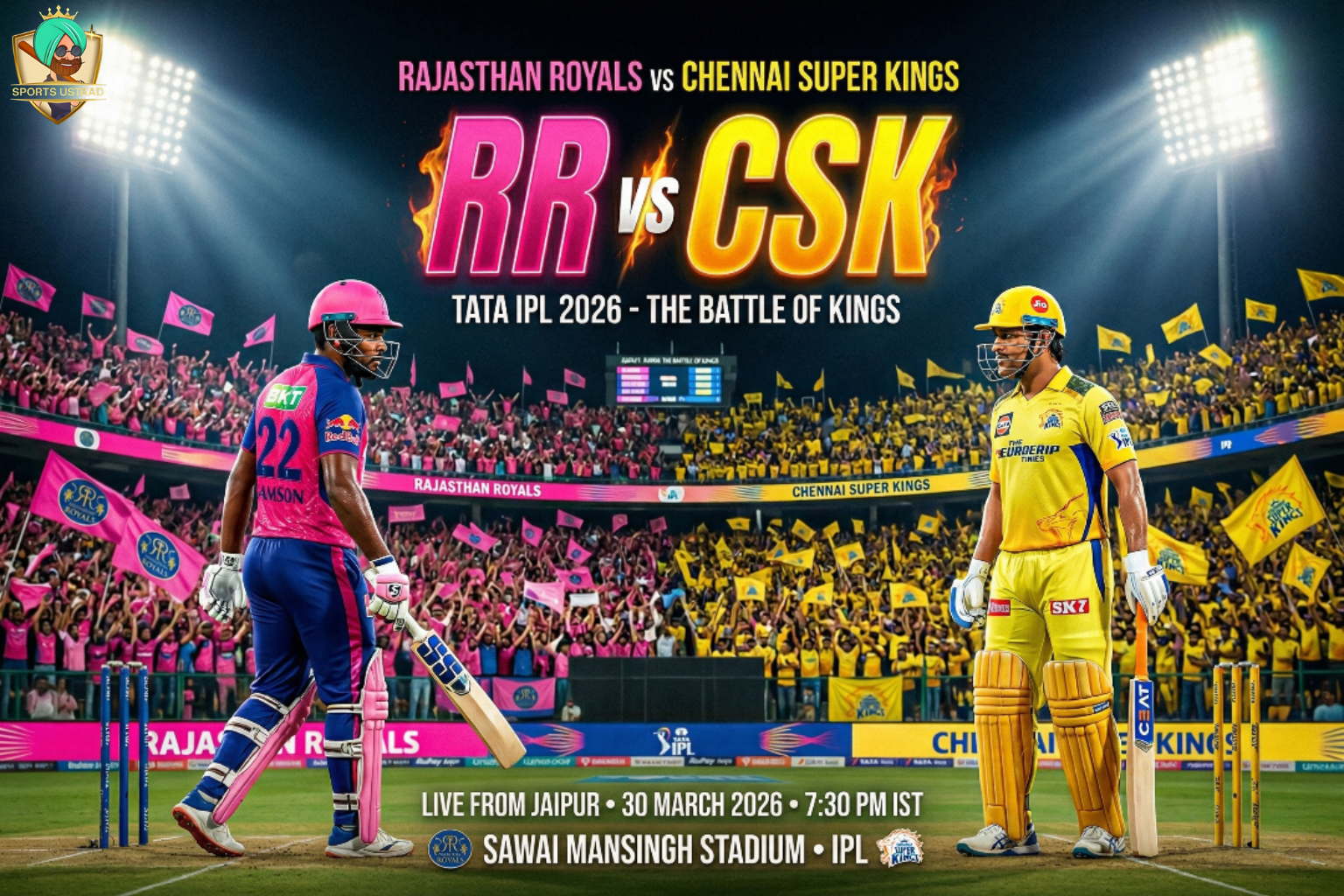 RR vs CSK