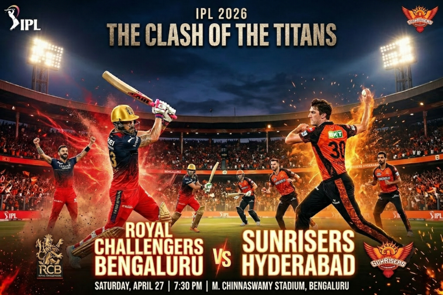 RCB vs SRH