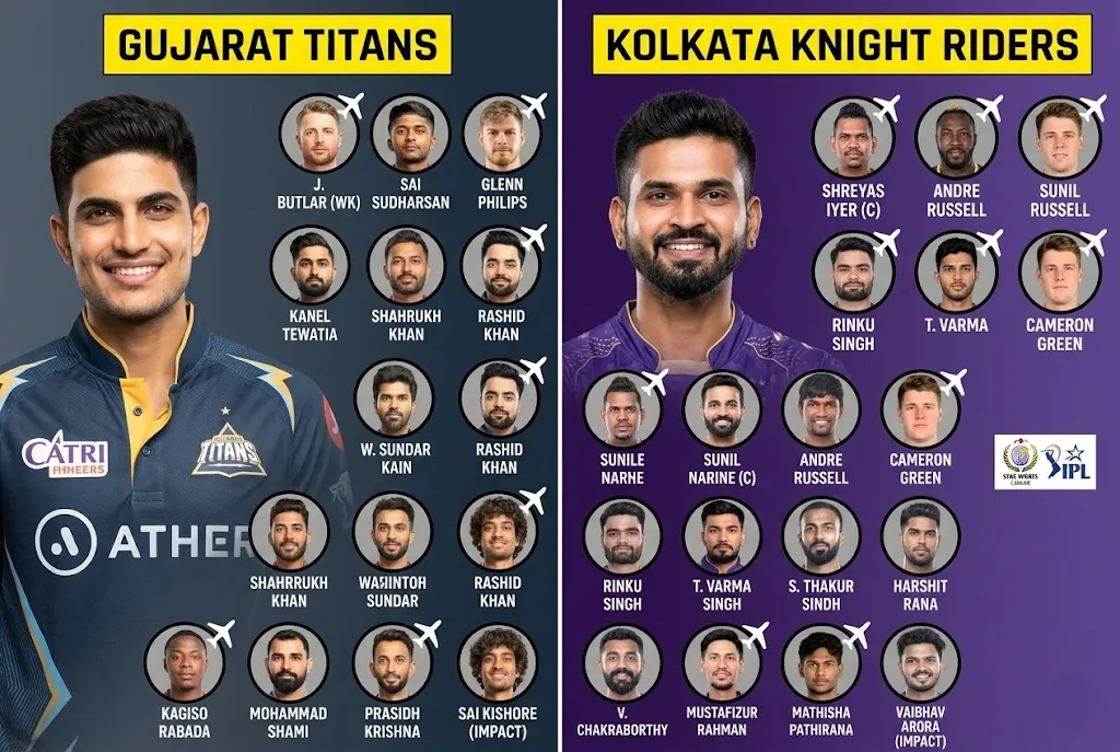 GT vs KKR