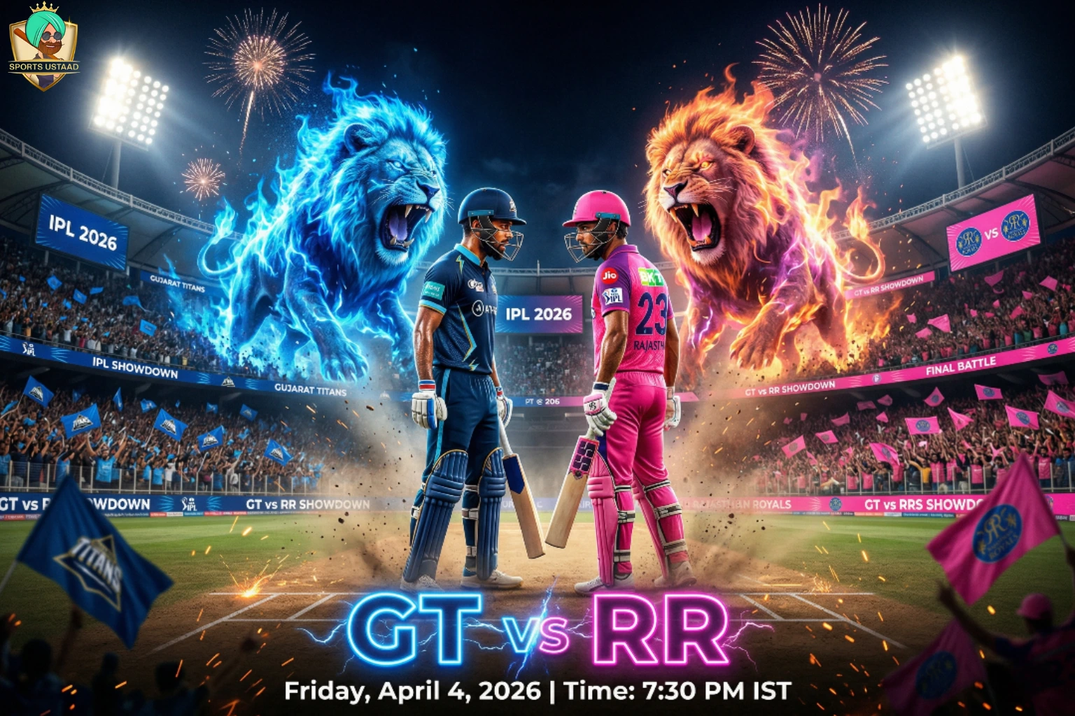 GT vs RR IPL 2026 Match Preview, Prediction & Analysis