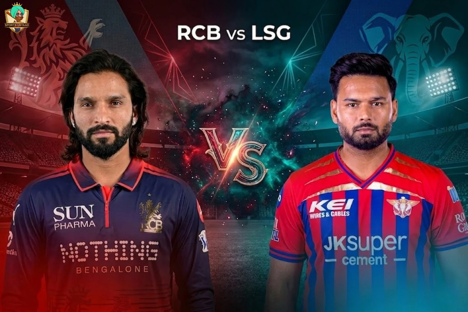 RCB vs LSG Who Will Dominate Today