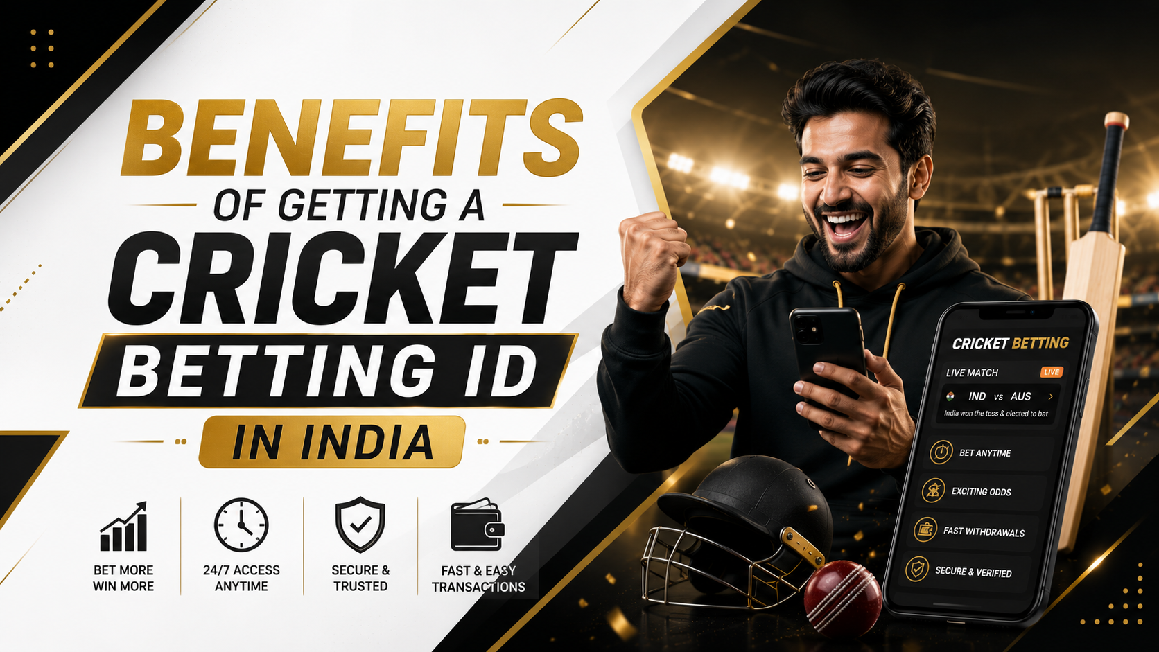 Benefits of Getting a Cricket Betting ID in India