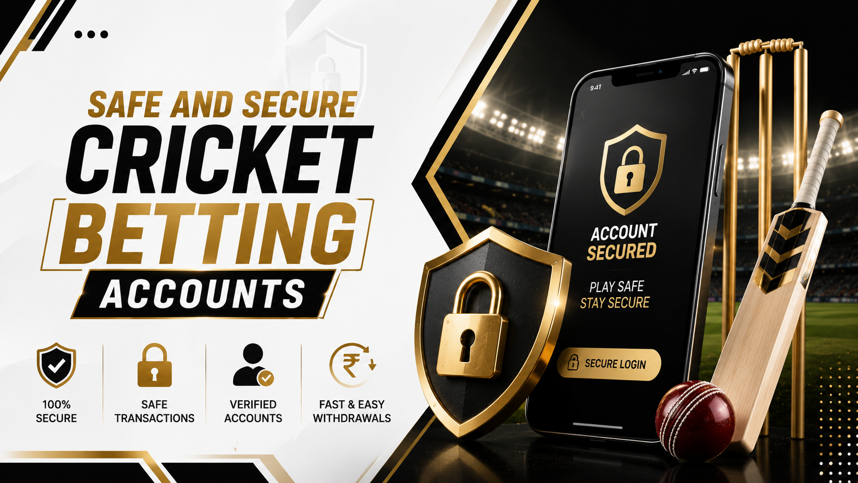 Safe and Secure Cricket Betting Accounts