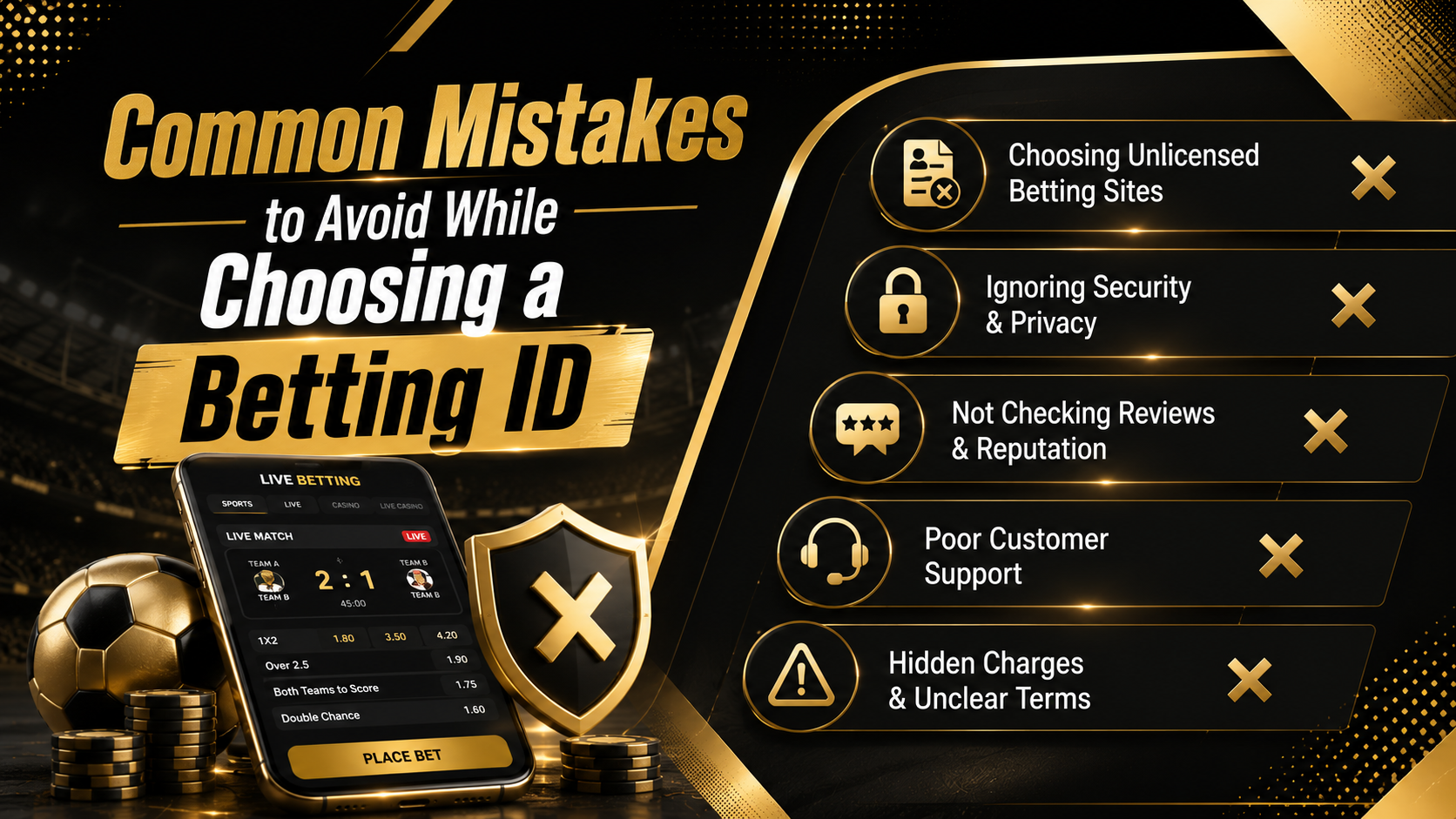 Common Mistakes to Avoid While Choosing a Betting ID Top Banner