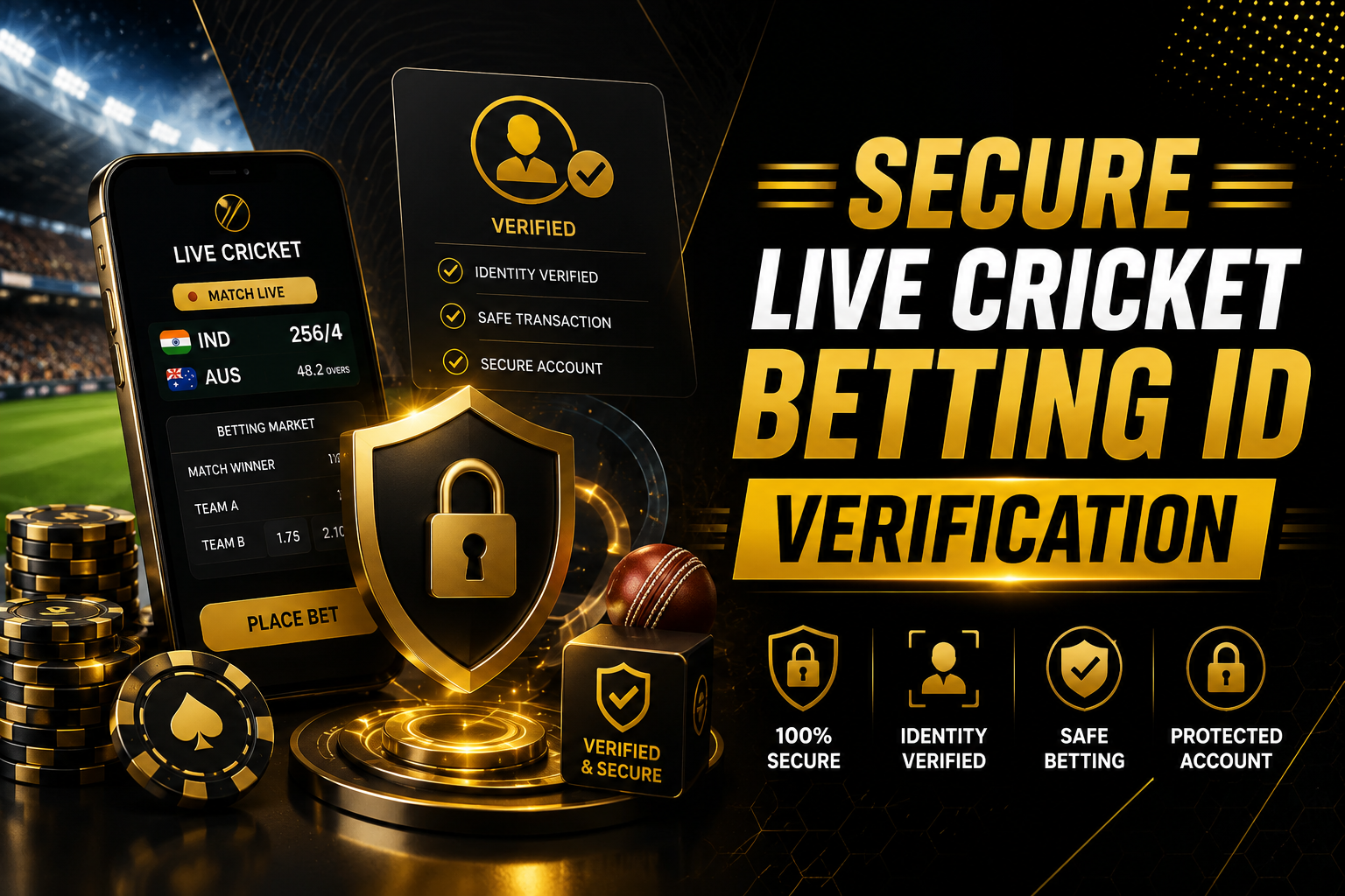 Secure Live Cricket Betting ID Verification
