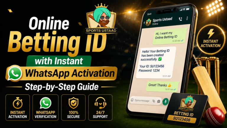 Online Betting ID with Instant WhatsApp Activation