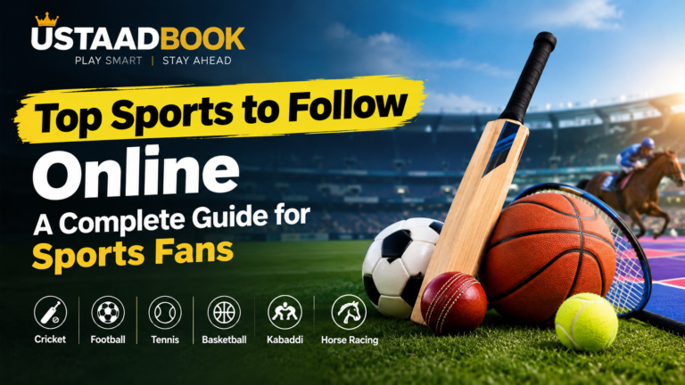 Explore the top sports to follow online, including cricket, football, tennis, basketball and kabaddi, with this complete guide for sports fans.
